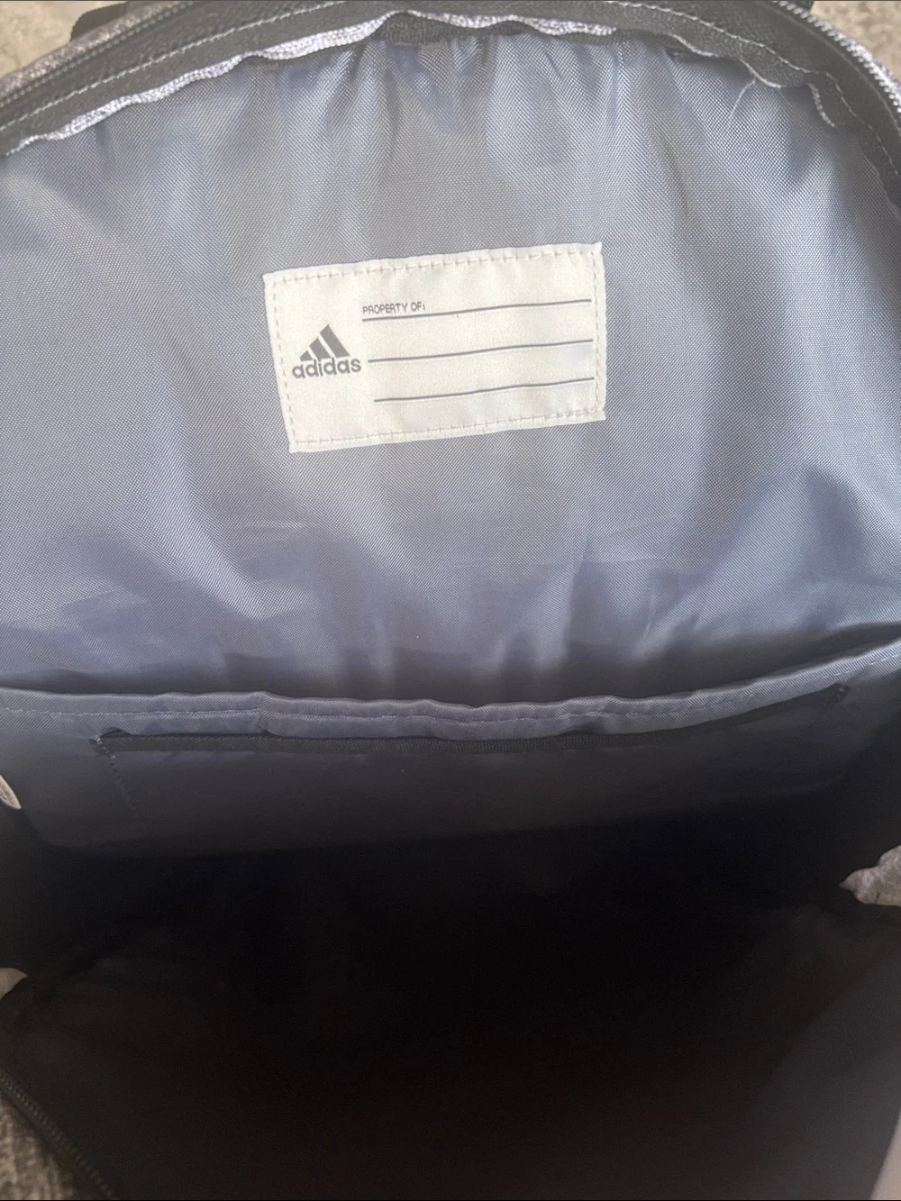 adidas Gray and Black Men's Athletic Backpack